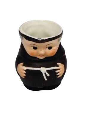 Vintage 50s Friars Tuck Monk Ceramic Creamer‎ Goebel Hummul Miniature